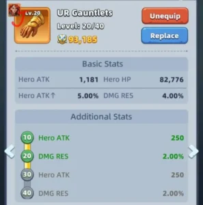 Hero mechanic