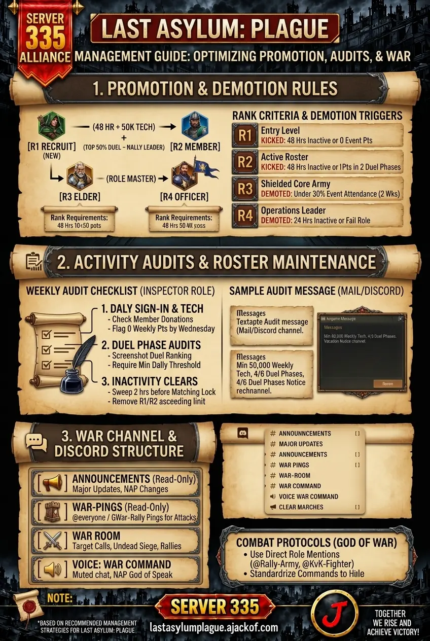 Last Asylum Plague Alliance Management Guide